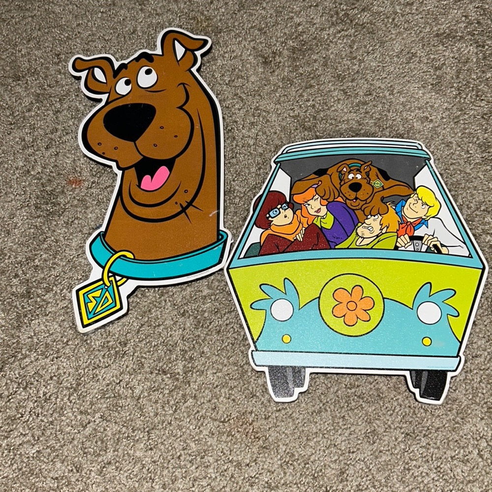 Scooby do wooden room decor signs